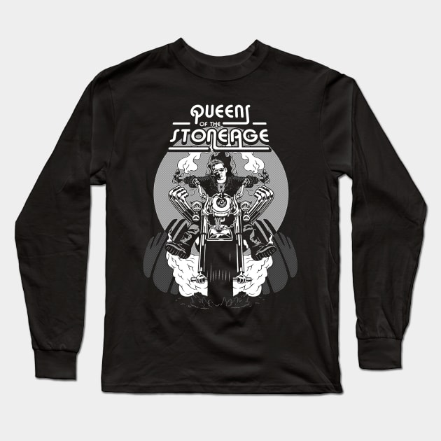 Queens of the stone age Long Sleeve T-Shirt by CosmicAngerDesign